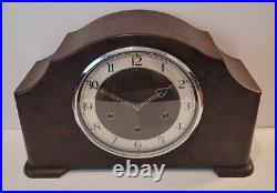 Vintage 1950's Large English Smiths Bakelite Westminster Chiming Mantel Clock