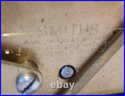 Vintage 1950's Smiths Oak Cased Westminster Chiming Mantel Clock with Silence