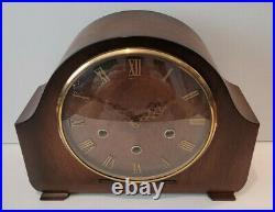 Vintage 1950's Smiths Westminster Chiming Presentation Mantel Clock with Silence
