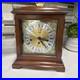 Vintage 1970 Howard Miller Mantel Clock Hermle 340-020A Chimes Works