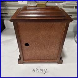 Vintage 1970 Howard Miller Mantel Clock Hermle 340-020A Chimes Works