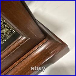 Vintage 1970 Howard Miller Mantel Clock Hermle 340-020A Chimes Works Vintage 1970 Howard Miller Mantel Clock Hermle 340-020A Chimes Works