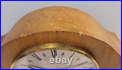 Vintage 1970's Bentima 8-Day Light Oak Westminster Chiming Mantel Clock (German)