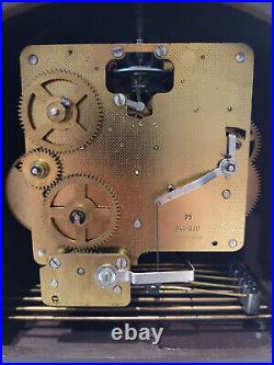 Vintage 1970's Bentima 8-Day Light Oak Westminster Chiming Mantel Clock (German)