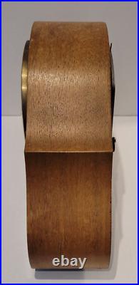 Vintage 1970's Bentima 8-Day Light Oak Westminster Chiming Mantel Clock (German)