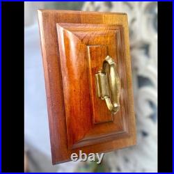 Vintage 1970s Howard Miller Graham Bracket Mantel Clock Westminster Chime