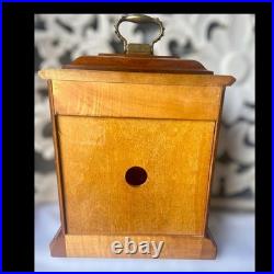 Vintage 1970s Howard Miller Graham Bracket Mantel Clock Westminster Chime