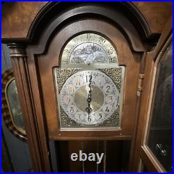 Vintage 1980 Seth Thomas Grandfather Clock Talley Industries Company