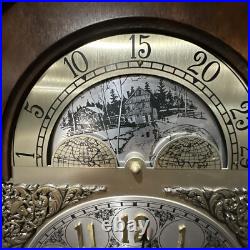 Vintage 1980 Seth Thomas Grandfather Clock Talley Industries Company