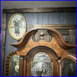 Vintage 1980 Seth Thomas Grandfather Clock Talley Industries Company