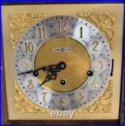 Vintage 1985 Howard Miller Mantle Bracket Chime Clock Quarter Hour Strike VIDEO