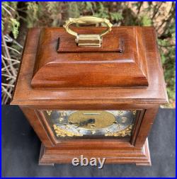 Vintage 1985 Howard Miller Mantle Bracket Chime Clock Quarter Hour Strike VIDEO Vintage 1985 Howard Miller Mantle Bracket Chime Clock Quarter Hour Strike VIDEO