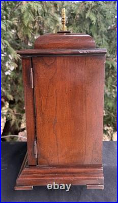Vintage 1985 Howard Miller Mantle Bracket Chime Clock Quarter Hour Strike VIDEO