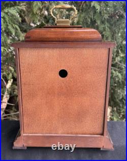 Vintage 1985 Howard Miller Mantle Bracket Chime Clock Quarter Hour Strike VIDEO