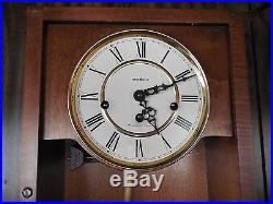 Vintage 1991 Howard Miller Westminster Chime Wall Clock 341-020