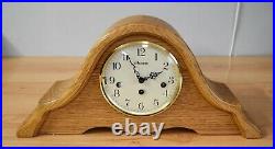 Vintage 1999 Amana Tambour 8 Day Westminister Chiming Mantel Clock Working