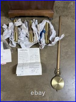 Vintage 7ft Grandfather Clock 8-Day Westminster Chime, Complete Estate Find