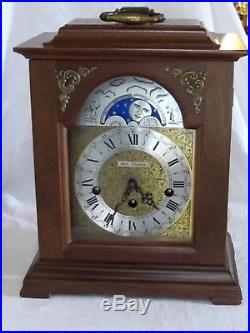 Vintage 8 Day Seth Thomas Moon Mantle Clock Westminster Chimes Original Box /key