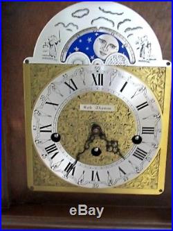 Vintage 8 Day Seth Thomas Moon Mantle Clock Westminster Chimes Original Box /key