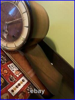 Vintage ANKERUHR westminster CHIME ART DECO mantle clock