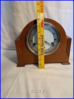 Vintage ART DECO Vedette V France WESTMINSTER CHIME Wall Mantle Clock 8 day