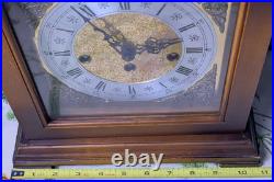 Vintage Alfry 12 Wood Mantel Clock Mechanical Windup Chime West Germany Tested