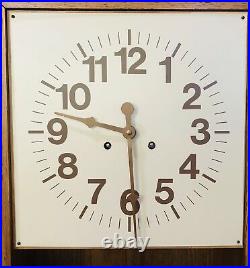 Vintage Ansonia Hanging Chime Clock 1970s Pendulum Hermle Movements 77 13x24