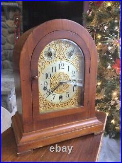 Vintage Antique 1918 Waterbury #503 Westminster Chime Mantel Clock