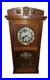 Vintage Antique German Wall Clock Wooden Chime Clock With Keys 29