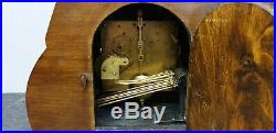 Vintage Art Deco 8 Day Westminster Chiming Mantle Clock