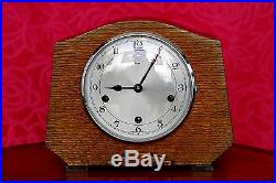 Vintage Art Deco'Enfield' 8-Day Mantel Clock with Westminster Chimes