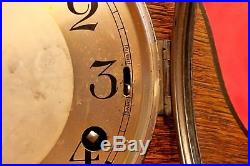 Vintage Art Deco German'FHS' 8-Day Mantel Clock with Westminster Chimes