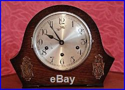 Vintage Art Deco German Mantel Clock with Westminster Chimes