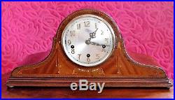 Vintage Art Deco German'Times Money' 10-Day Mantel Clock with Westminster Chime