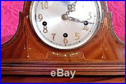 Vintage Art Deco German'Times Money' 10-Day Mantel Clock with Westminster Chime