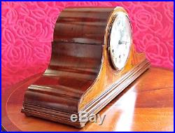 Vintage Art Deco German'Times Money' 10-Day Mantel Clock with Westminster Chime