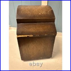 Vintage Art Deco Oak Cased Westminster Chime Mantel Clock Solid Heavy READ