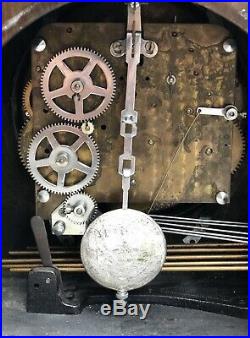 Vintage Art Deco Westminster Chime Mantle Clock
