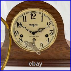 Vintage Baldwin Westminster Chime Mantel Clock West Germany 340-020 Working Vintage Baldwin Westminster Chime Mantel Clock West Germany 340-020 Working