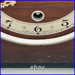 Vintage Bentima Oak Mantel Clock Perivale 8 Day Westminster Chime Serviced