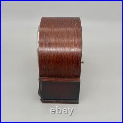 Vintage Bentima Oak Mantel Clock Perivale 8 Day Westminster Chime Serviced