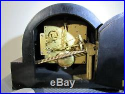 Vintage Bentima three train Westminster Chimes Mantel clock