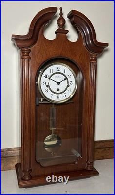 Vintage Black Forest German Westminster Chime Wall Clock Like Howard Miller