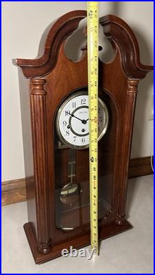 Vintage Black Forest German Westminster Chime Wall Clock Like Howard Miller