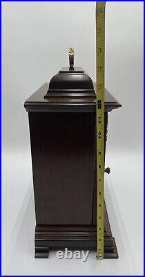 Vintage Bradford Clocks Wood Brass Quartz Mantle Clock Handcrafted USA