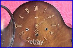 Vintage British'Smiths' 8-Day Floating Balance Clock with Westminster Chimes