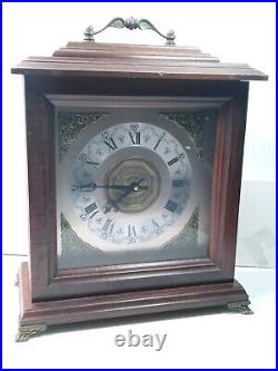 Vintage Bulova Temple University College Mantle Clock With Westminster Chimes