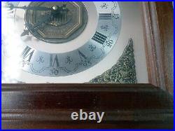 Vintage Bulova Temple University College Mantle Clock With Westminster Chimes