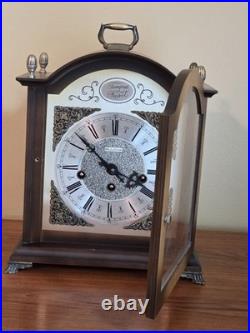 Vintage Bulova Tempus Fugit Mantel Clock Westminster Chimes Working