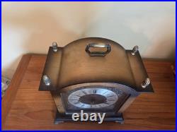 Vintage Bulova Tempus Fugit Mantel Clock Westminster Chimes Working